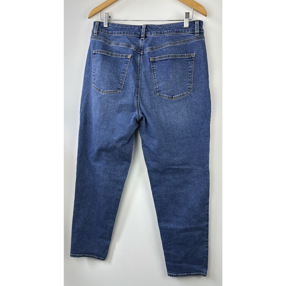 Talbots Everyday Relaxed Jeans Button Fly Stretch Medium Wash Denim Size 10 - Picture 10 of 13